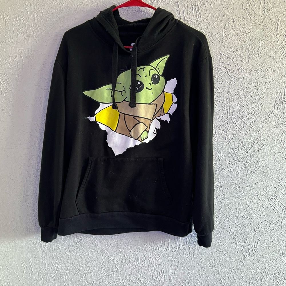 Star Wars Black and Green Sweater with Iconic Design